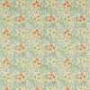 green botanical printed fabric from William Morris & Co