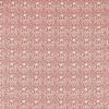 red botanical cotton fabric from William Morris & Co