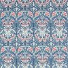 blue botanical woven fabric from William Morris & Co