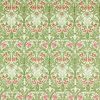 green botanical woven fabric from William Morris & Co