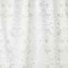 white animal embroideried fabric from William Morris & Co