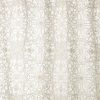 white botanical embroideried fabric from William Morris & Co
