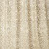 neutral botanical embroideried fabric from William Morris & Co