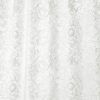 white botanical embroideried fabric from William Morris & Co