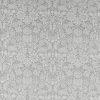 black-grey botanical linen fabric from William Morris & Co