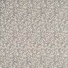 black-grey botanical embroideried fabric from William Morris & Co