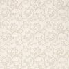 brown botanical embroideried fabric from William Morris & Co