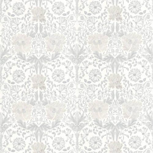 Pure Honeysuckle and Tulip Embroidery Fabric - Lightish Grey by Pure Honeysuckle and Tulip Embroidery Fabric - Lightish Grey from