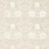 black-grey botanical embroideried fabric from William Morris & Co