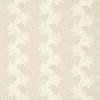 brown botanical embroideried fabric from William Morris & Co