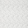 black-grey botanical linen fabric from William Morris & Co