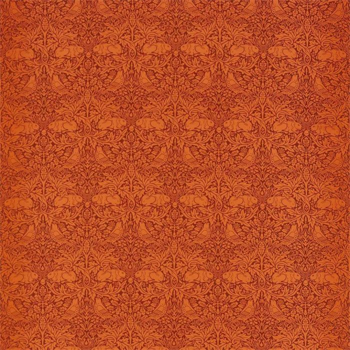 Brer Rabbit Fabric - Burnt Orange swatch