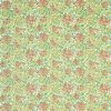 green contemporary linen fabric from William Morris & Co