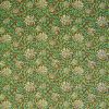 green contemporary linen fabric from William Morris & Co