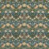multicolour botanical velvet-chenille fabric from William Morris & Co