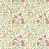 green botanical cotton fabric from William Morris & Co