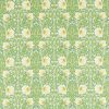 green botanical cotton fabric from William Morris & Co
