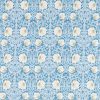 blue botanical cotton fabric from William Morris & Co