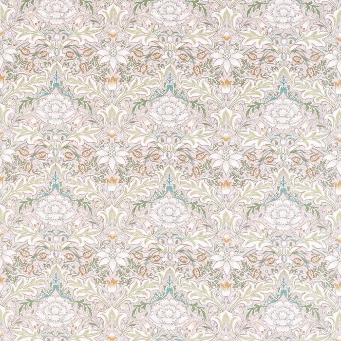 Simpy Severn Fabric - Cochineal / Willow swatch