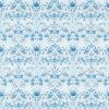 blue botanical cotton fabric from William Morris & Co