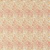 red botanical printed fabric from William Morris & Co