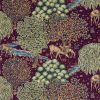 multicolour animal linen fabric from William Morris & Co