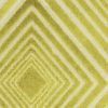 green geometric velvet-chenille fabric from Wemyss