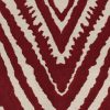red striped velvet-chenille fabric from Wemyss