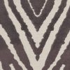 black-grey striped velvet-chenille fabric from Wemyss