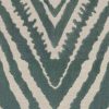 blue striped velvet-chenille fabric from Wemyss