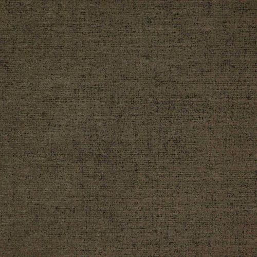 Ballantrae Fabric - Peat by black-grey plain velvet-chenille fabric from Wemyss