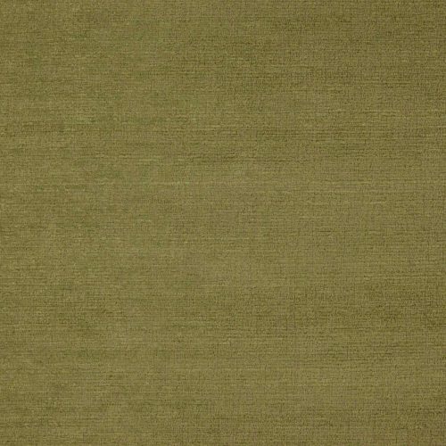 Ballantrae Fabric - Willow by green plain velvet-chenille fabric from Wemyss