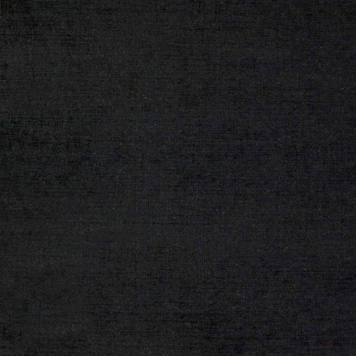 Ballantrae Fabric - Jet by black-grey plain velvet-chenille fabric from Wemyss
