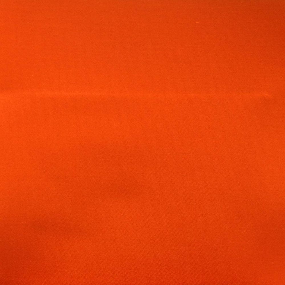 orange plain silk-satin fabric from Wemyss