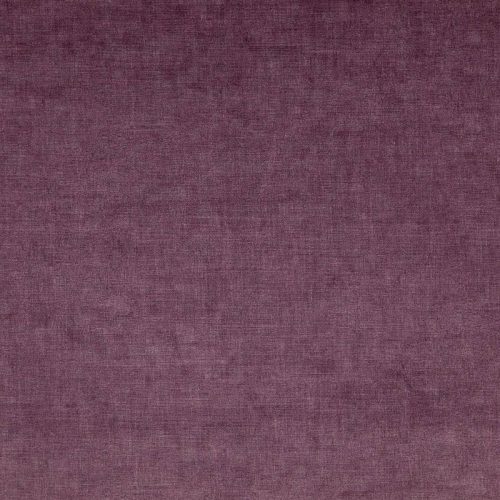 Fiora Fabric - Dusk by purple plain velvet-chenille fabric from Wemyss
