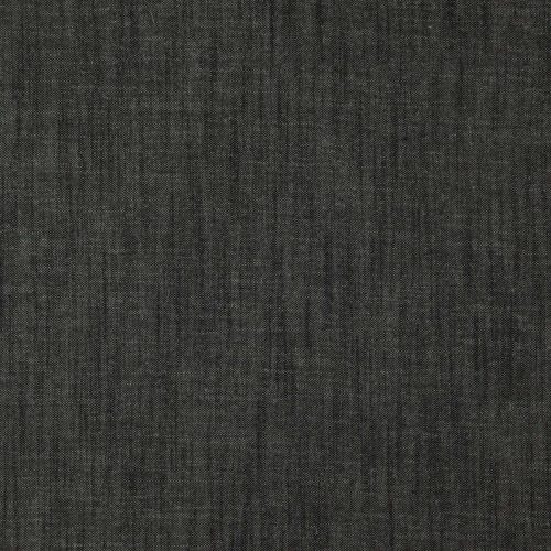 Baltic Fabric - Peppercorn by black-grey plain woven fabric from Wemyss