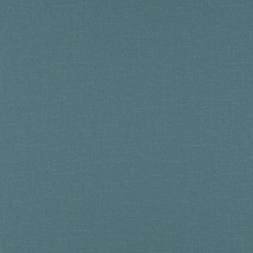 Katrine Fabric - Kingfisher by blue plain woven fabric from Wemyss