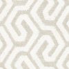 white geometric velvet-chenille fabric from Wemyss