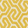 yellow geometric velvet-chenille fabric from Wemyss