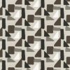 black-grey geometric velvet-chenille fabric from Wemyss