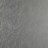 black-grey botanical velvet-chenille fabric from Wemyss