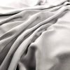 white plain velvet-chenille fabric from Warwick