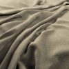 green plain velvet-chenille fabric from Warwick
