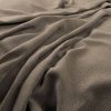 brown plain velvet-chenille fabric from Warwick