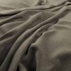 black-grey plain velvet-chenille fabric from Warwick