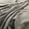 black-grey plain velvet-chenille fabric from Warwick