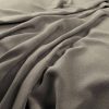 black-grey plain velvet-chenille fabric from Warwick