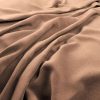 orange plain velvet-chenille fabric from Warwick