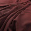 red plain velvet-chenille fabric from Warwick