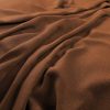 orange plain velvet-chenille fabric from Warwick